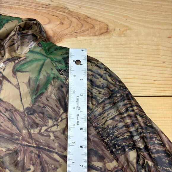 Vintage Realtree Rain Jacket Mens XXL Brown Camo Camouflage Waterproof - Picture 5 of 10